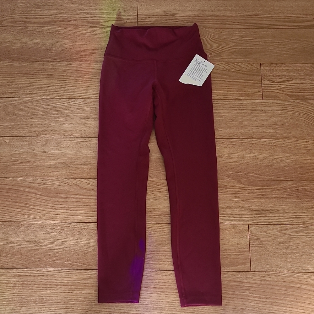 lululemon athletica Women's High-Rise Burgundy Leggings